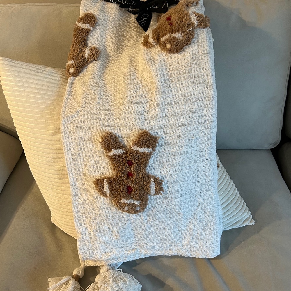 viral gingerbread blanket